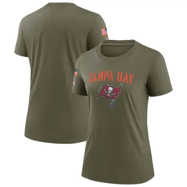 Women's Tampa Bay Buccaneers 2022 Salute To Service T-Shirt - Legend Olive