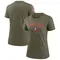 Women's Tampa Bay Buccaneers 2022 Salute To Service T-Shirt - Legend Olive