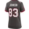 Women's Tez Johnson Tampa Bay Buccaneers Pewter Alternate Jersey - Game