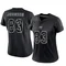 Women's Tez Johnson Tampa Bay Buccaneers Reflective Jersey - Limited Black