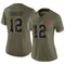Women's Tom Brady Tampa Bay Buccaneers 2022 Salute To Service Jersey - Limited Olive