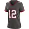Women's Tom Brady Tampa Bay Buccaneers Pewter Alternate Jersey - Game