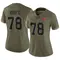 Women's Tristan Wirfs Tampa Bay Buccaneers 2022 Salute To Service Jersey - Limited Olive