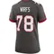 Women's Tristan Wirfs Tampa Bay Buccaneers Pewter Alternate Jersey - Game