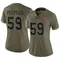 Women's Warren Peeples Tampa Bay Buccaneers 2022 Salute To Service Jersey - Limited Olive