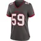 Women's Warren Peeples Tampa Bay Buccaneers Pewter Alternate Jersey - Game