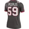 Women's Warren Peeples Tampa Bay Buccaneers Pewter Alternate Jersey - Legend Plus Size