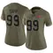 Women's Warren Sapp Tampa Bay Buccaneers 2022 Salute To Service Jersey - Limited Olive