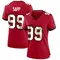 Women's Warren Sapp Tampa Bay Buccaneers Team Color Jersey - Game Red
