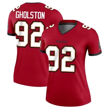 Women's William Gholston Tampa Bay Buccaneers Jersey - Legend Red Plus Size