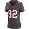 Women's William Gholston Tampa Bay Buccaneers Pewter Alternate Jersey - Game