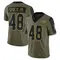 Youth Antonio Grier Jr. Tampa Bay Buccaneers 2021 Salute To Service Jersey - Limited Olive