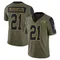 Youth Benjamin Morrison Tampa Bay Buccaneers 2021 Salute To Service Jersey - Limited Olive