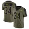 Youth Bryce Hall Tampa Bay Buccaneers 2021 Salute To Service Jersey - Limited Olive