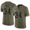 Youth Bryce Hall Tampa Bay Buccaneers 2022 Salute To Service Jersey - Limited Olive