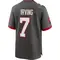 Youth Bucky Irving Tampa Bay Buccaneers Pewter Alternate Jersey - Game