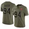 Youth Carl Nassib Tampa Bay Buccaneers 2022 Salute To Service Jersey - Limited Olive