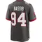 Youth Carl Nassib Tampa Bay Buccaneers Pewter Alternate Jersey - Game