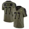 Youth Charlie Heck Tampa Bay Buccaneers 2021 Salute To Service Jersey - Limited Olive