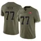 Youth Charlie Heck Tampa Bay Buccaneers 2022 Salute To Service Jersey - Limited Olive