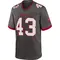 Youth Chris Braswell Tampa Bay Buccaneers Pewter Alternate Jersey - Game
