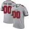 Youth Custom Tampa Bay Buccaneers Inverted Jersey - Legend Gray