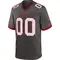 Youth Custom Tampa Bay Buccaneers Pewter Alternate Jersey - Game