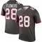 Youth Dallis Flowers Tampa Bay Buccaneers Pewter Alternate Jersey - Legend