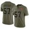 Youth Daniel Grzesiak Tampa Bay Buccaneers 2022 Salute To Service Jersey - Limited Olive