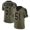 Youth David Walker Tampa Bay Buccaneers 2021 Salute To Service Jersey - Limited Olive
