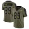 Youth David Wells Tampa Bay Buccaneers 2021 Salute To Service Jersey - Limited Olive