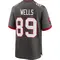 Youth David Wells Tampa Bay Buccaneers Pewter Alternate Jersey - Game