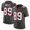Youth David Wells Tampa Bay Buccaneers Pewter Alternate Vapor Jersey - Limited