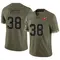 Youth Derrek Pitts Tampa Bay Buccaneers 2022 Salute To Service Jersey - Limited Olive