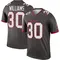 Youth D.J. Williams Tampa Bay Buccaneers Pewter Alternate Jersey - Legend