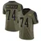 Youth Garret Greenfield Tampa Bay Buccaneers 2021 Salute To Service Jersey - Limited Olive