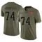 Youth Garret Greenfield Tampa Bay Buccaneers 2022 Salute To Service Jersey - Limited Olive