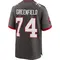Youth Garret Greenfield Tampa Bay Buccaneers Pewter Alternate Jersey - Game