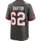 Youth Graham Barton Tampa Bay Buccaneers Pewter Alternate Jersey - Game