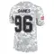 Youth Greg Gaines Tampa Bay Buccaneers 2024 Salute to Service Jersey - Limited Arctic Camo