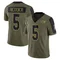 Youth Haason Reddick Tampa Bay Buccaneers 2021 Salute To Service Jersey - Limited Olive