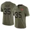 Youth Jamel Dean Tampa Bay Buccaneers 2022 Salute To Service Jersey - Limited Olive