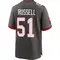 Youth J.J. Russell Tampa Bay Buccaneers Pewter Alternate Jersey - Game