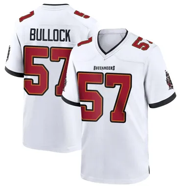 Youth John Bullock Tampa Bay Buccaneers Jersey - Game White