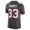 Youth Jose Ramirez Tampa Bay Buccaneers Pewter Alternate Vapor Jersey - Limited