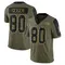 Youth Kaylon Geiger Tampa Bay Buccaneers 2021 Salute To Service Jersey - Limited Olive