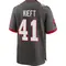 Youth Ko Kieft Tampa Bay Buccaneers Pewter Alternate Jersey - Game