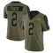 Youth Kyle Trask Tampa Bay Buccaneers 2021 Salute To Service Jersey - Limited Olive