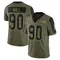 Youth Logan Hall Tampa Bay Buccaneers 2021 Salute To Service Jersey - Limited Olive