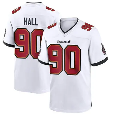 Youth Logan Hall Tampa Bay Buccaneers Jersey - Game White
